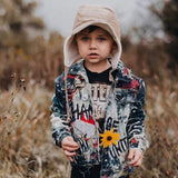 pilot bonnet in Deciduous winter - bebabyco