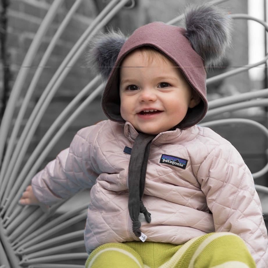 Brimless Bonnet in Fireside (add ears or poms) - bebabyco