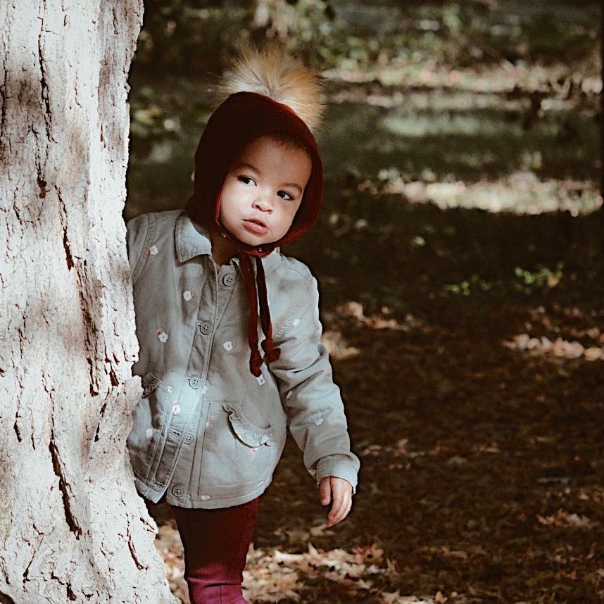 Brimless Bonnet in Garnet (add ears or poms) - bebabyco