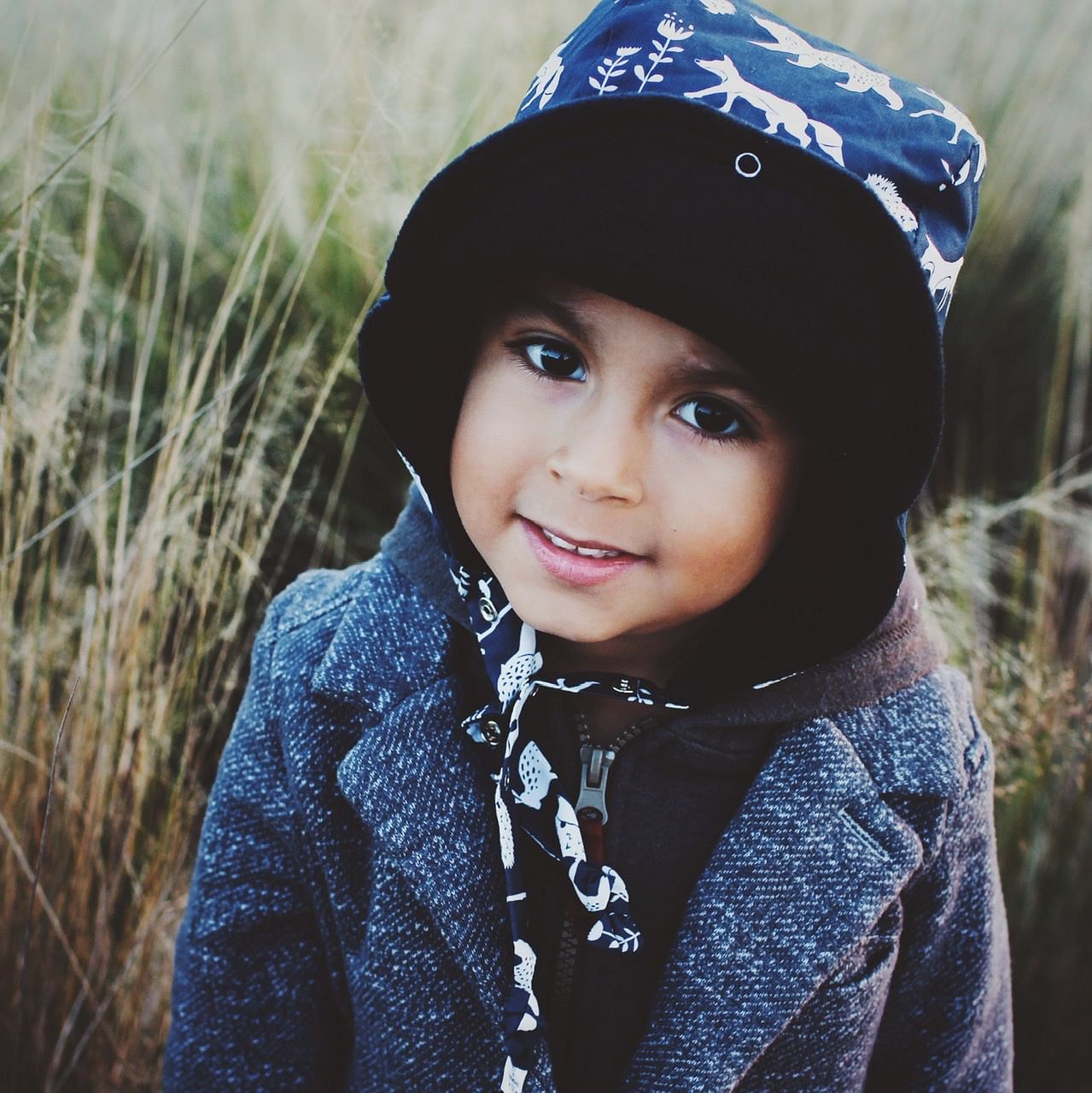 pilot bombardier baby bonnet with heirloom fitted shape