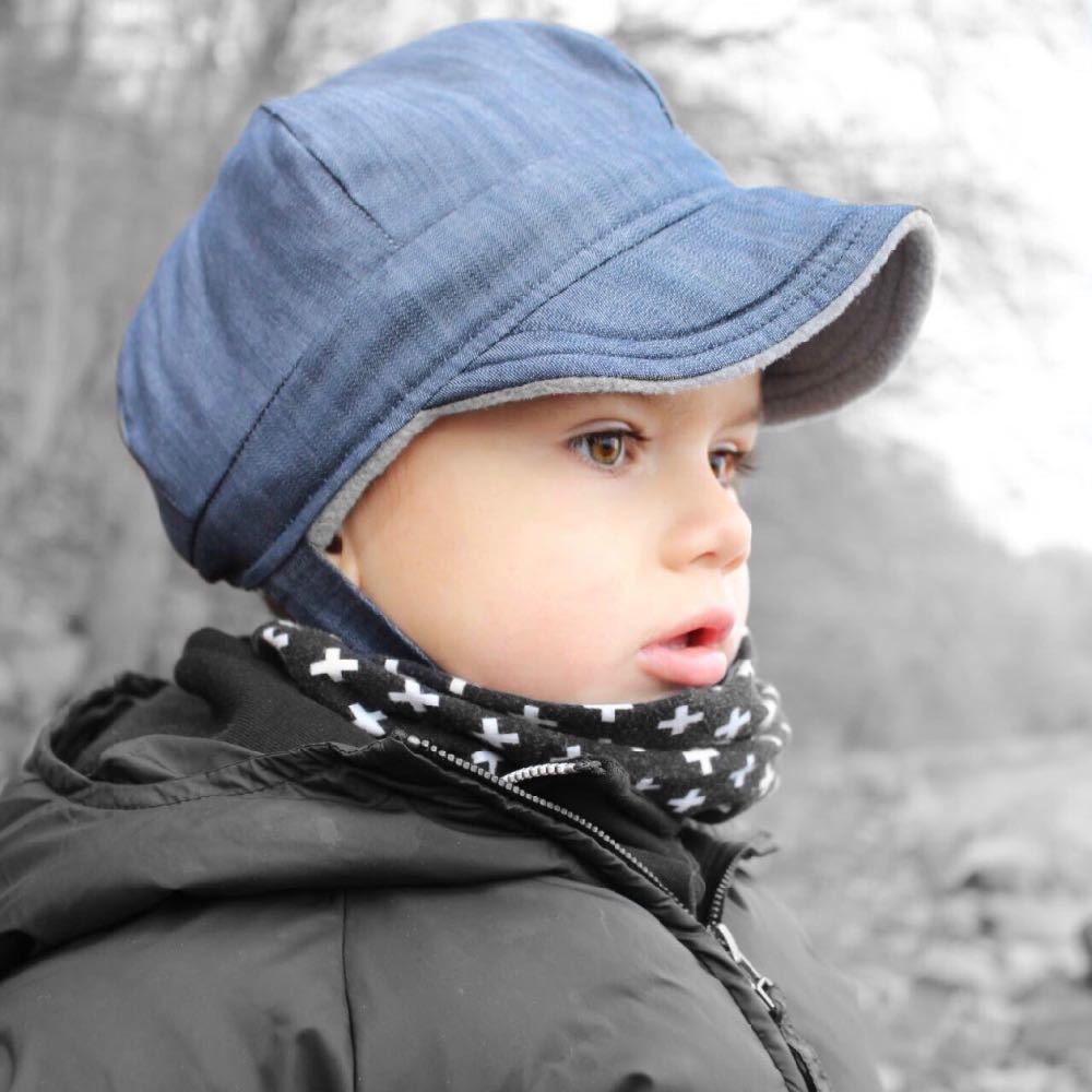 skiCap in rad denim - bebabyco