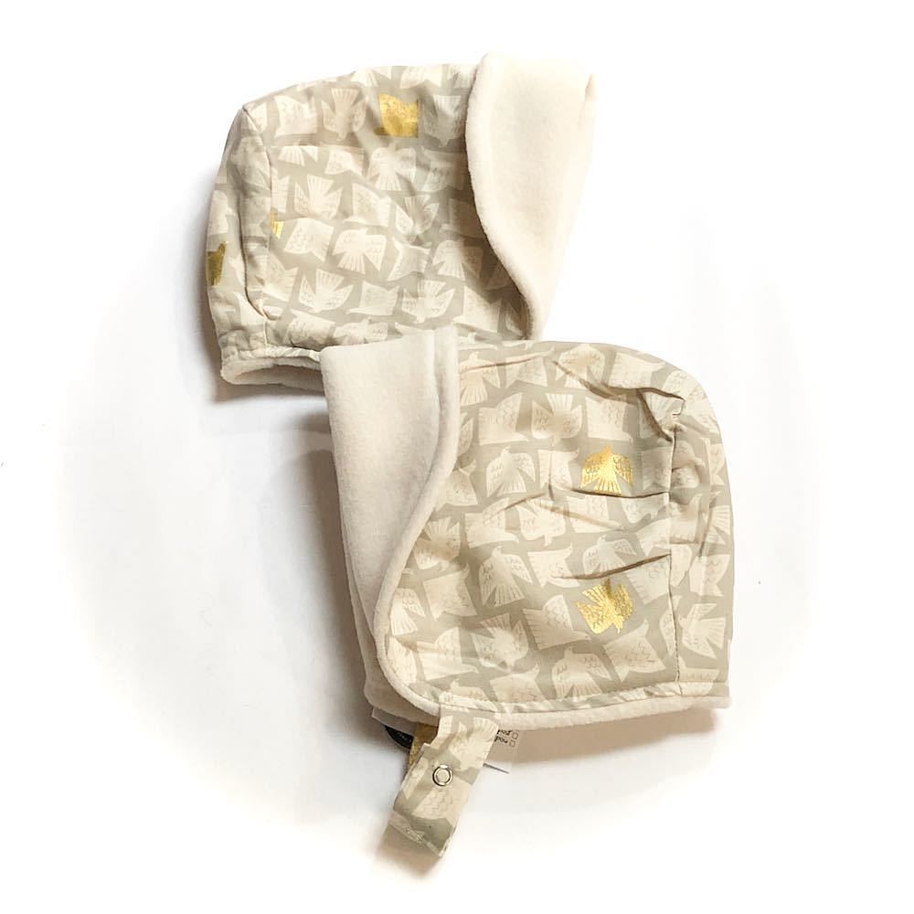 skiBonnet in Golden Doves - bebabyco