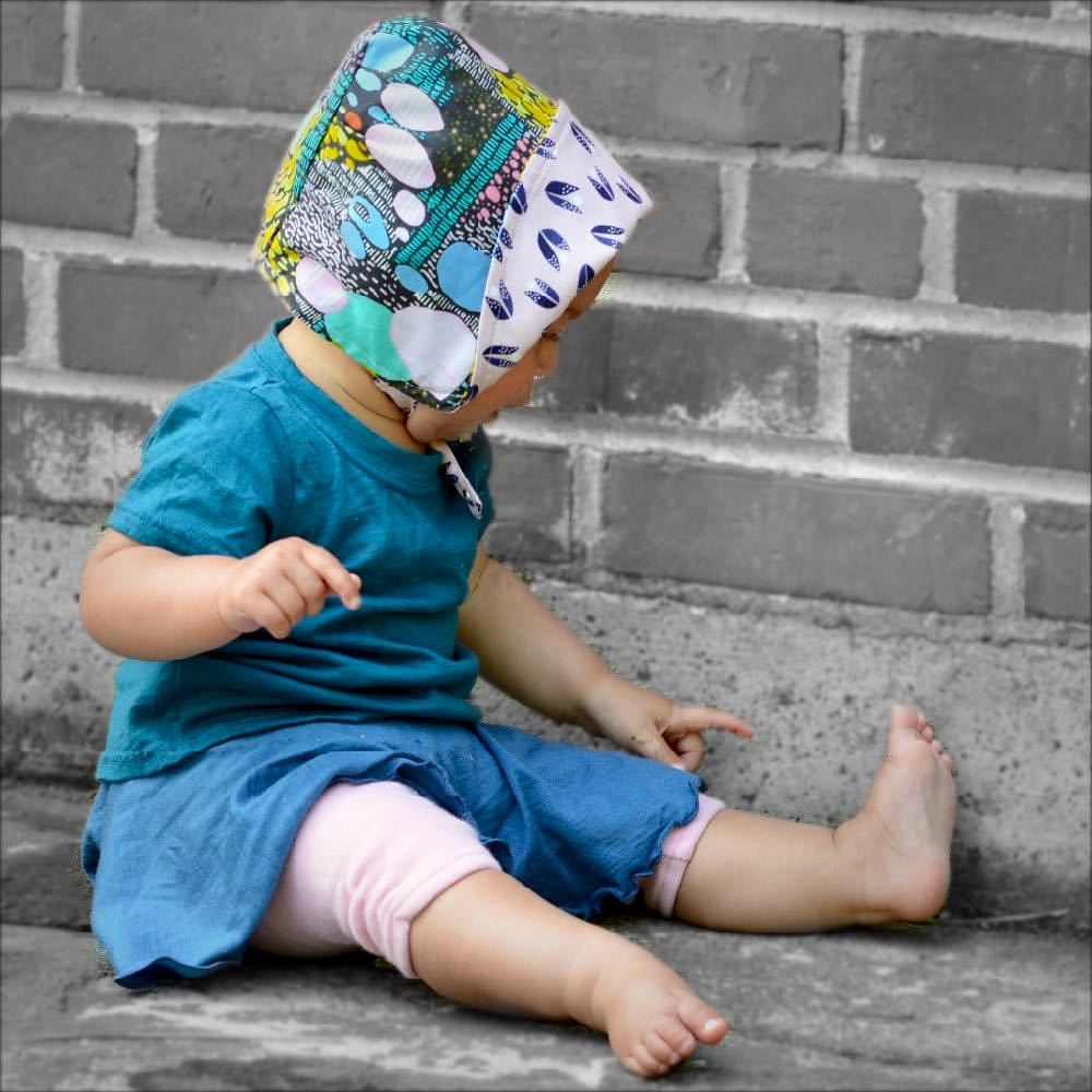ecoBonnet in organic jinju - bebabyco