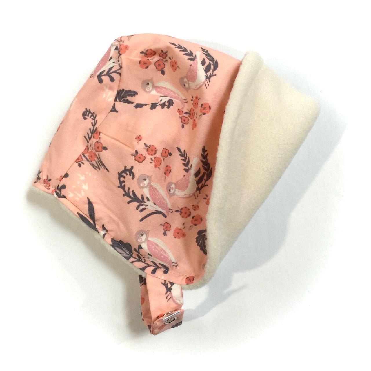 skiBonnet in organic partridge - bebabyco